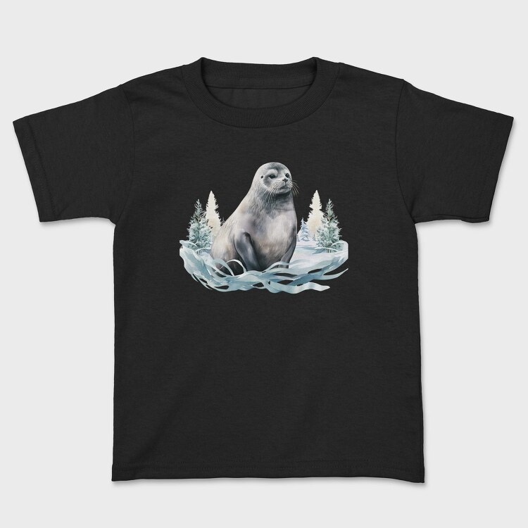 Seal Winter Snow, Tricou Copii