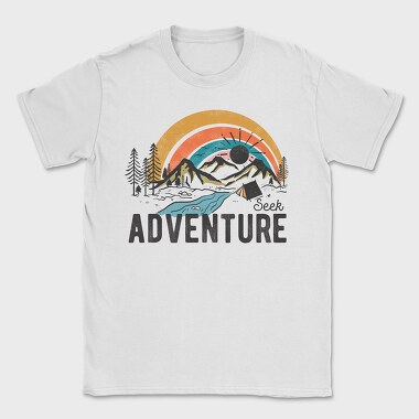 Seek Adventure, Tricou Barbati (Unisex)