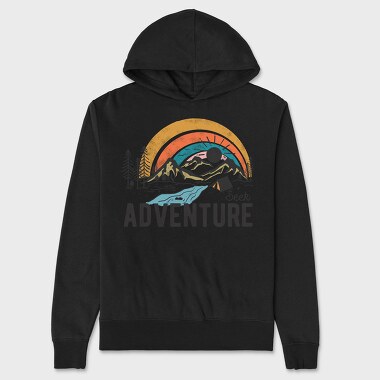Seek Adventure, Hanorac Oversize Barbati (Unisex)