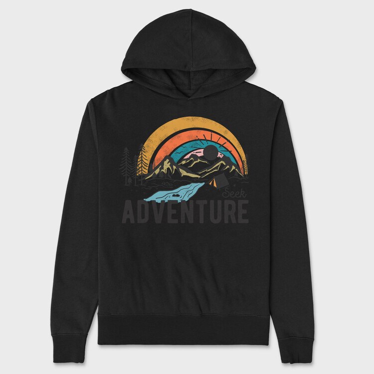 Seek Adventure, Hanorac Oversize Barbati (Unisex)