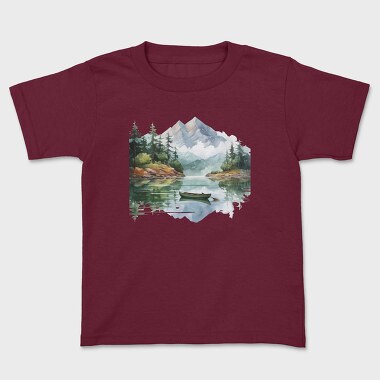 Serene Peaks Reflection, Tricou Copii