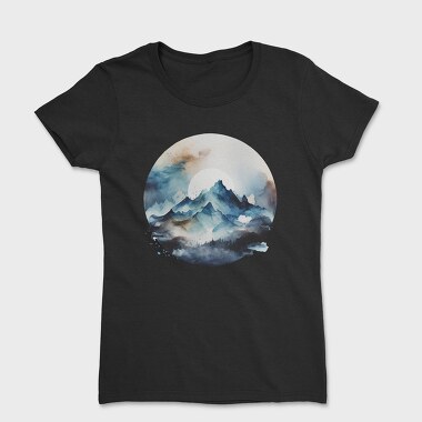 Serenity Mountain Circle, Tricou Femei