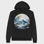 Serenity Mountain Circle, Hanorac Oversize Barbati (Unisex)