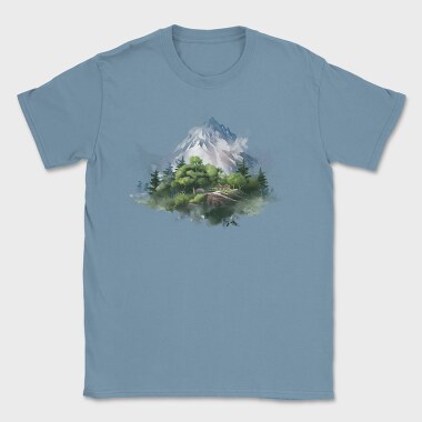 Serenity Mountain Forest, Tricou Barbati (Unisex)