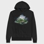 Serenity Mountain Forest, Hanorac Oversize Barbati (Unisex)