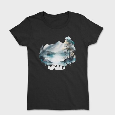Serenity Mountain Lake, Tricou Femei