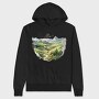 Serenity Mountain River, Hanorac Oversize Barbati (Unisex)