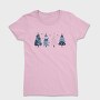 Serenity Trees Navy, Tricou Femei