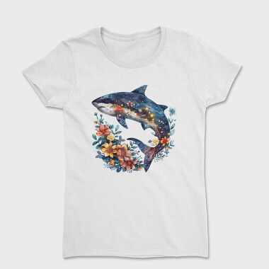 Shark Floral Glow, Tricou Femei