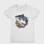 Shark Floral Glow, Tricou Femei