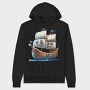 Ship Face Sailor, Hanorac Oversize Barbati (Unisex)
