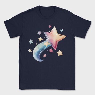 Shooting Star Clipart, Tricou Barbati (Unisex)