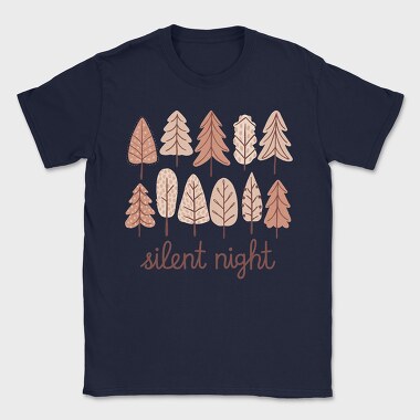 Silent Night Trees, Tricou Barbati (Unisex)
