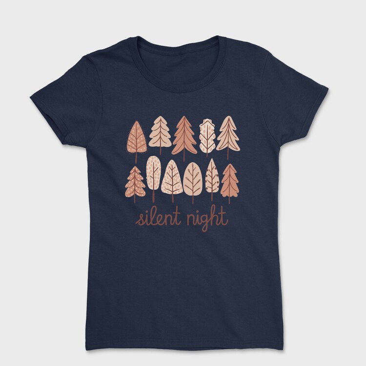 Silent Night Trees, Tricou Femei