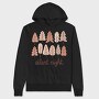 Silent Night Trees, Hanorac Oversize Barbati (Unisex)
