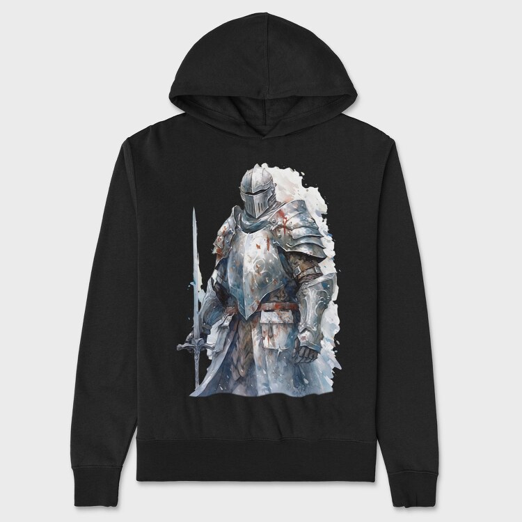 Silver Knight Savior, Hanorac Oversize Barbati (Unisex)