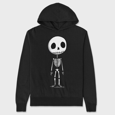 Skeleton Cartoon, Hanorac Oversize Barbati (Unisex)