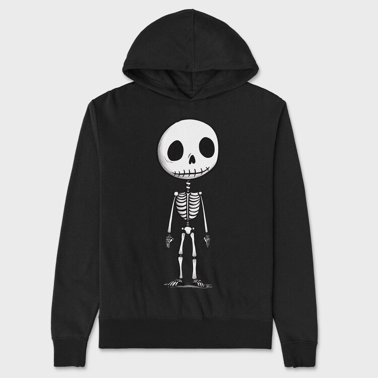 Skeleton Cartoon, Hanorac Oversize Barbati (Unisex)