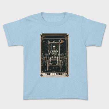 Skeleton Chariot Card, Tricou Copii
