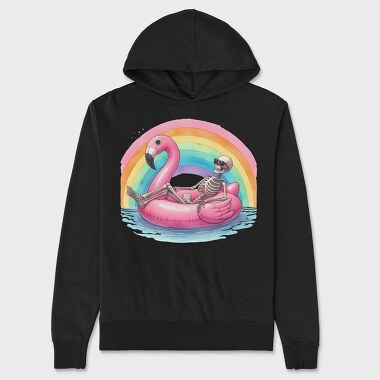 Skeleton Floaty Rainbow, Hanorac Oversize Barbati (Unisex)