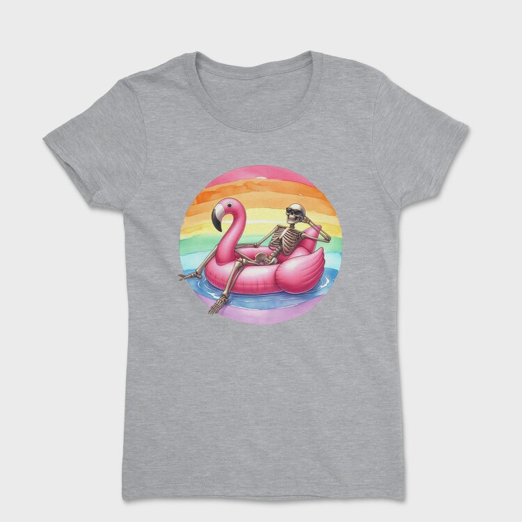 Skeleton Floaty Sunglasses, Tricou Femei