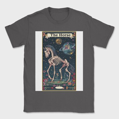Skeleton Horse Space, Tricou Barbati (Unisex)