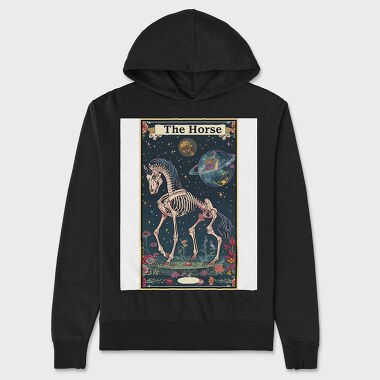 Skeleton Horse Space, Hanorac Oversize Barbati (Unisex)