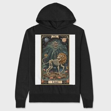 Skeleton Lion 98070343, Hanorac Oversize Barbati (Unisex)
