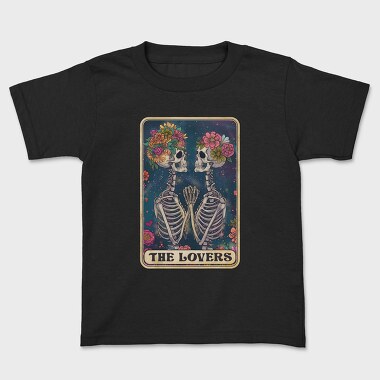 Skeleton Lovers Card, Tricou Copii