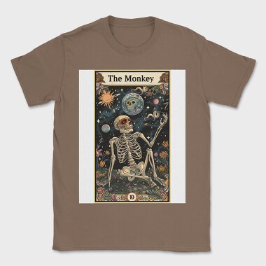 Skeleton Monkey Tarot, Tricou Barbati (Unisex)