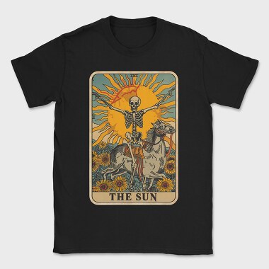 Skeleton Sun Horse, Tricou Barbati (Unisex)