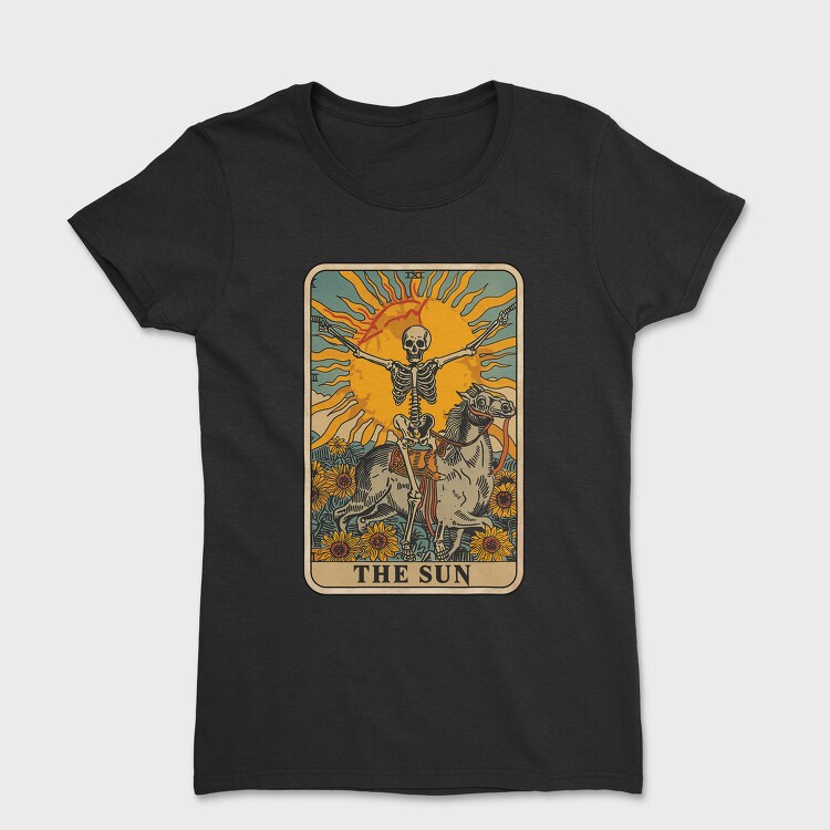 Skeleton Sun Horse, Tricou Femei