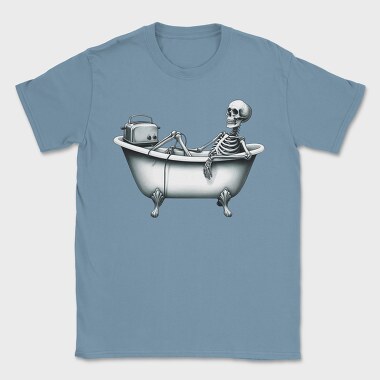 Skeleton Toast Bath, Tricou Barbati (Unisex)