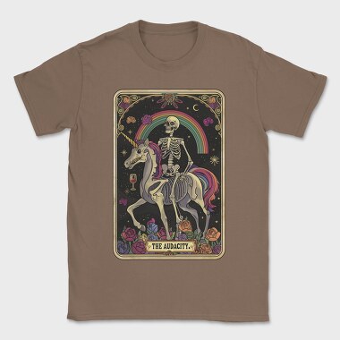 Skeleton Unicorn Rainbow, Tricou Barbati (Unisex)