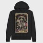 Skeleton Unicorn Rainbow, Hanorac Oversize Barbati (Unisex)