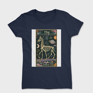 Skeleton Zebra Space, Tricou Femei