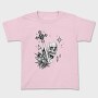 Skull Crystals Cross, Tricou Copii
