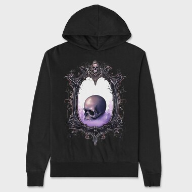 Skull Frame Gothic, Hanorac Oversize Barbati (Unisex)