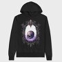 Skull Frame Gothic, Hanorac Oversize Barbati (Unisex)