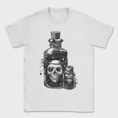 Skull In Bottle, Tricou Barbati (Unisex)