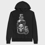 Skull In Bottle, Hanorac Oversize Barbati (Unisex)