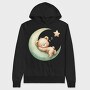 Sleeping Bear Moon, Hanorac Oversize Barbati (Unisex)