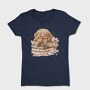 Sleeping Dog Books Flowers, Tricou Femei