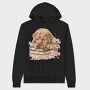 Sleeping Dog Books Flowers, Hanorac Oversize Barbati (Unisex)