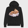 Sleepy Bear Cloud, Hanorac Oversize Barbati (Unisex)
