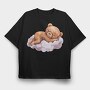 Sleepy Bear Cloud, Tricou Oversize Barbati (Unisex)