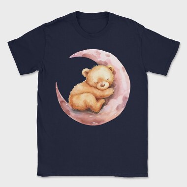 Sleepy Bear Moon, Tricou Barbati (Unisex)