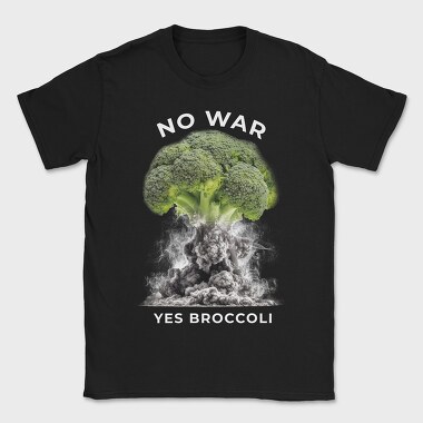 No War Yes Brocoli, Tricou Barbati (Unisex)