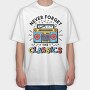 Never Forget Classic, Tricou Oversize Barbati (Unisex)