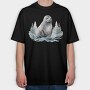 Seal Winter Snow, Tricou Oversize Barbati (Unisex)